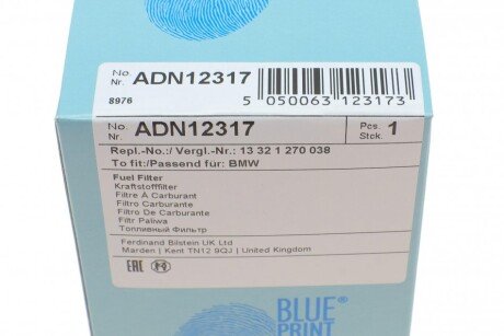 Воздушный фильтр blue Print ADN12317