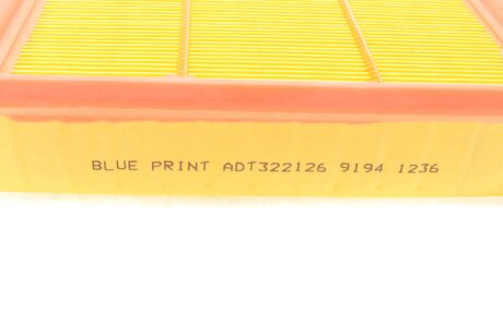 Воздушный фильтр blue Print ADT322126