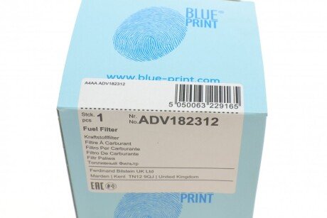 Воздушный фильтр blue Print ADV182312
