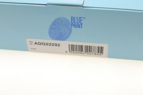 Воздушный фильтр двигателя blue Print ADG02292