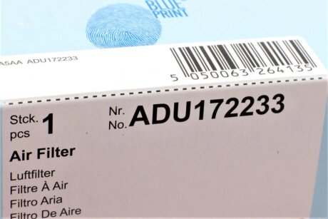 Воздушный фильтр двигателя blue Print ADU172233