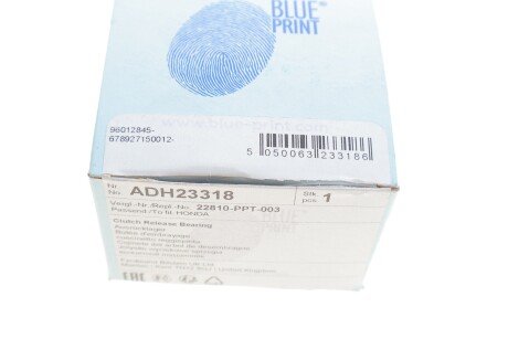 Выжимной подшипник blue Print ADH23318