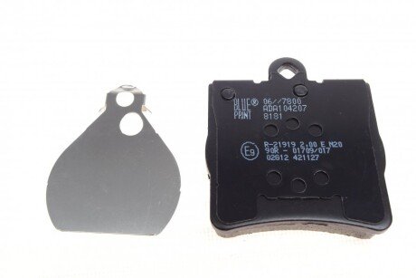 Задние тормозные колодки blue Print ADA104207