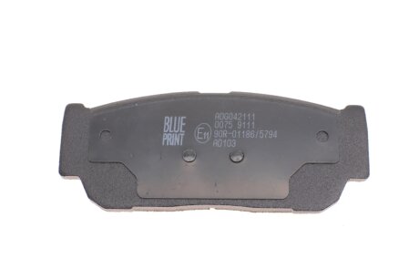 Задние тормозные колодки blue Print ADG042111
