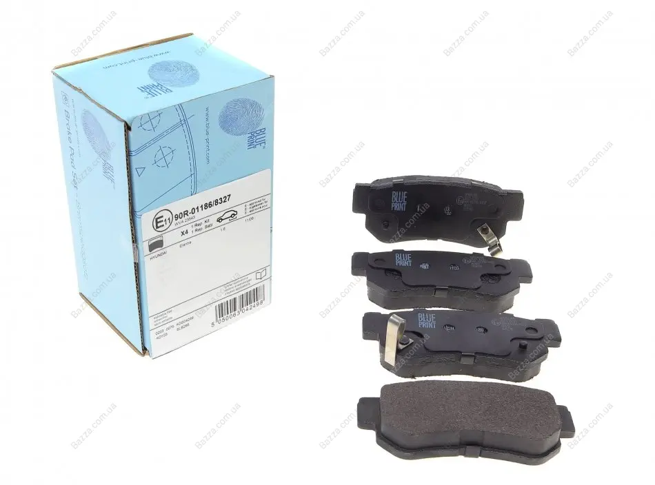 Задні тормозні (гальмівні) колодки Blue Print ADG04249 (фото 1)