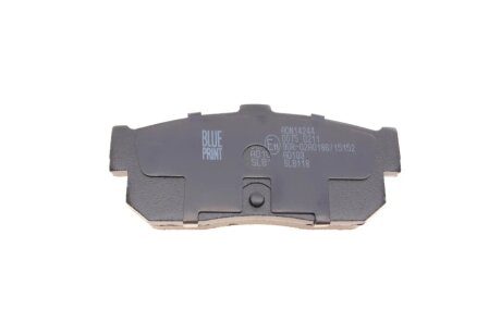 Задние тормозные колодки blue Print ADN14244