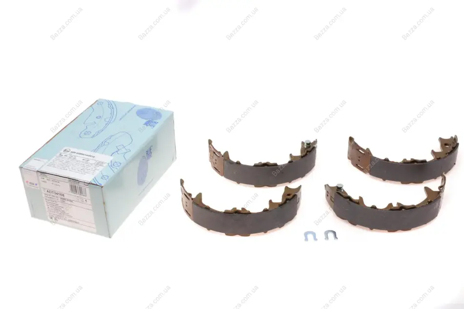 Задние тормозные колодки blue print ADT34168