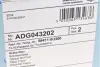 Задний тормозной диск blue print ADG043202