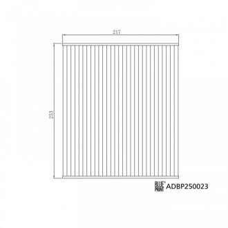 Змінний елемент фільтра салону, вугільний blue Print ADBP250023