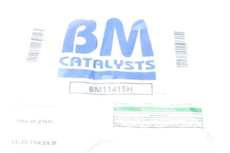 Фільтр сажі bm catalysts BM11415H