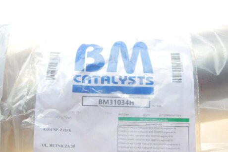 Фільтр сажі bm catalysts BM31034H