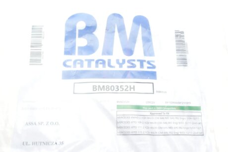 Каталізатор вихлопної системи bm catalysts BM80352H