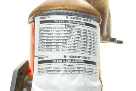 Каталізатор вихлопної системи bm catalysts BM80417H