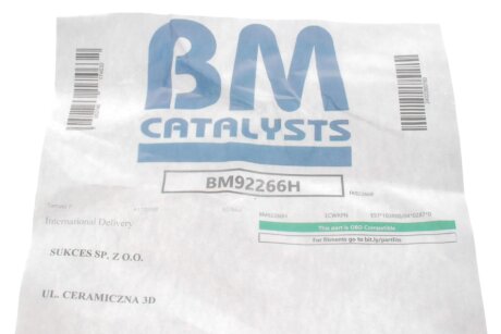 Каталізатор вихлопної системи bm catalysts BM92266H