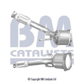 Каталізатор вихлопної системи bm catalysts BM80307H на Пежо 407