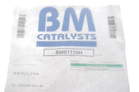 Каталізатор вихлопної системи bm catalysts BM91170H