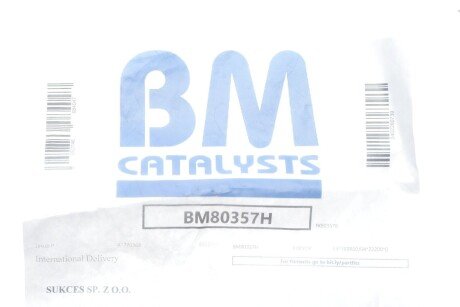 Катализатор выхлопной bm catalysts BM80357H