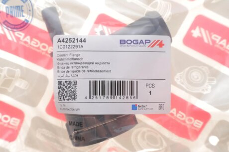 Фітинг пластмасовий системи охолодження bogap A4252144