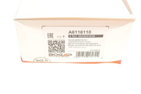 Датчик обертів розподільчого валу bogap A6116110