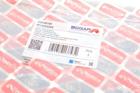 Трос ручного гальма, лівий / правий bogap C3126100