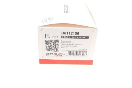 Клапан bogap B6112106