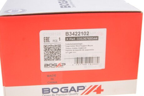 Опора амортизатора bogap B3422102