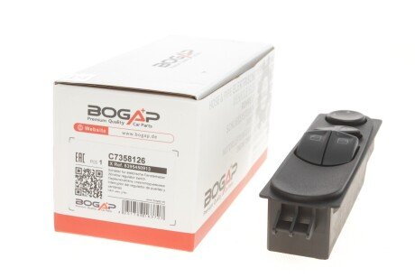 Перемикач склопідйомника bogap C7358126