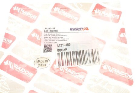 Шланг вентиляции картера bogap A1210155