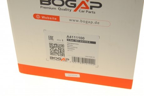 Моторчик (вентилятор) пічки bogap A4111100