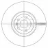 Вентилируемый тормозной диск BORG & BECK BBD6165S