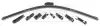Щiтка склоочисника 600mm мультиадаптер,безкаркасна BORG & BECK BW24F