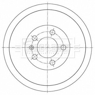 Гальмiвнi барабани borg & beck BBR7278