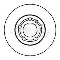 Гальмiвнi диски BORG & BECK BBD4064