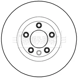 Гальмiвнi диски BORG & BECK BBD5981S