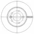 Гальмiвнi диски BORG & BECK BBD6185S