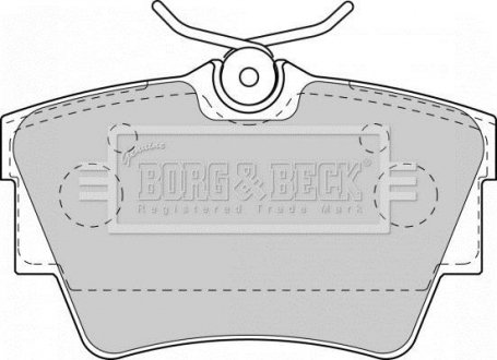 Тормозні (гальмівні) колодки borg & beck BBP1813