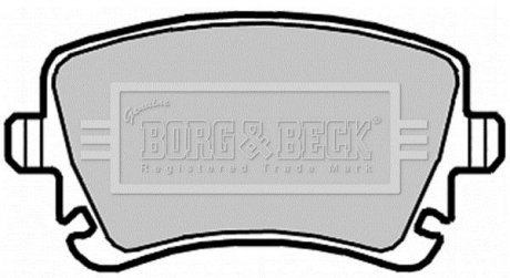 Тормозные колодки borg & beck BBP2139