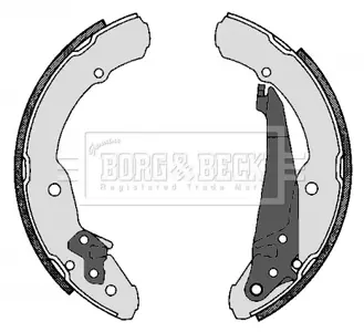 Колодки ручного (стоячого) тормоза BORG & BECK BBS6230