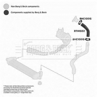 Патрубок borg & beck BTH1022