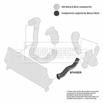 Патрубок borg & beck BTH1529