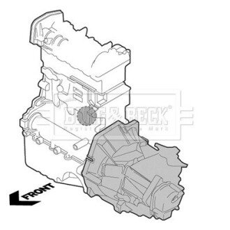 Подушка коробки borg & beck BEM4428