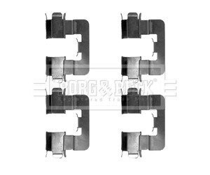 Ремкомплект гальмiвних колодок borg & beck BBK1294
