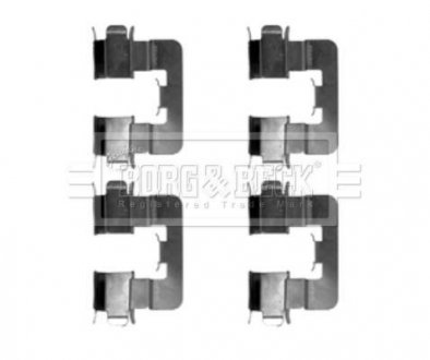 Ремкомплект гальмiвних колодок borg & beck BBK1294