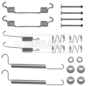 Ремкомплект гальмiвних колодок borg & beck BBK6133