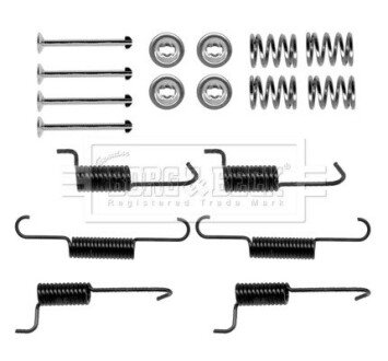 Ремкомплект гальмiвних колодок borg & beck BBK6270