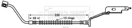 Тормозной шланг borg & beck BBH7551 на Крайслер (Гранд) вояджер