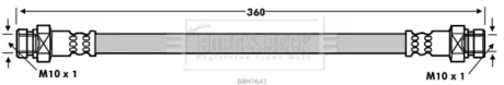 Тормозной шланг BORG & BECK BBH7647