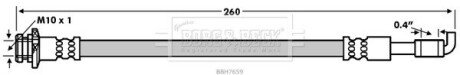 Гальмівний шланг borg & beck BBH7659 на Ниссан Qashqai j10