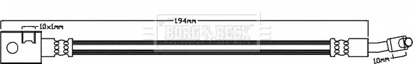 Гальмівний шланг BORG & BECK BBH8346 (фото 1)