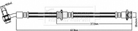 Тормозной шланг borg & beck BBH8421 на Рено Kadjar